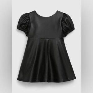 GAP Baby Toddler Vegan Leather Dress Sz 12-18m